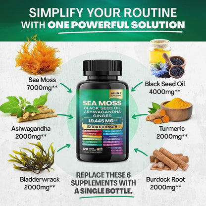Seamoss And Shilajit Capsules