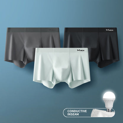 Traceless Graphene Antibacterial Boys Plus Size Boxer Shorts