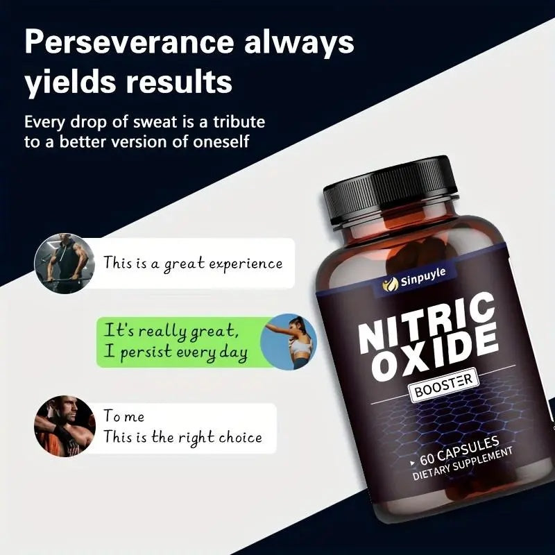 Sinpuyle Endurance Boost Complex Capsules Nitric Oxide Power Formula For Breaking Athletic Limits Healthcare Fitness