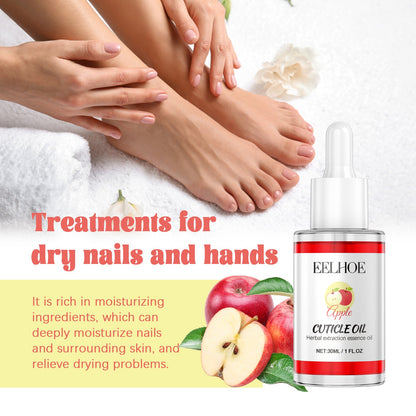 EELHOE Cuticle Oil, Repair Dry Rotted Nails Thickening Moisturizing Care Brightening Nails And Cleaning