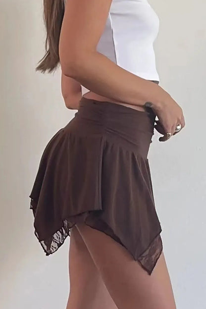 Lace Mini Skirt