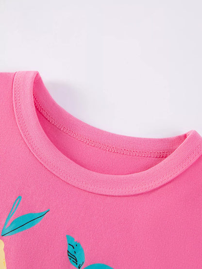 Children's Cartoon Fruit Short Sleeve T-Shirt