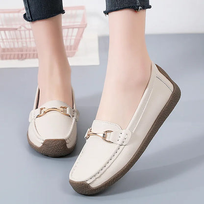 Solid Color Flat Slip-Ons