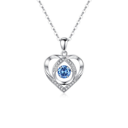 925 Sterling Silver Heart Pendant Necklace