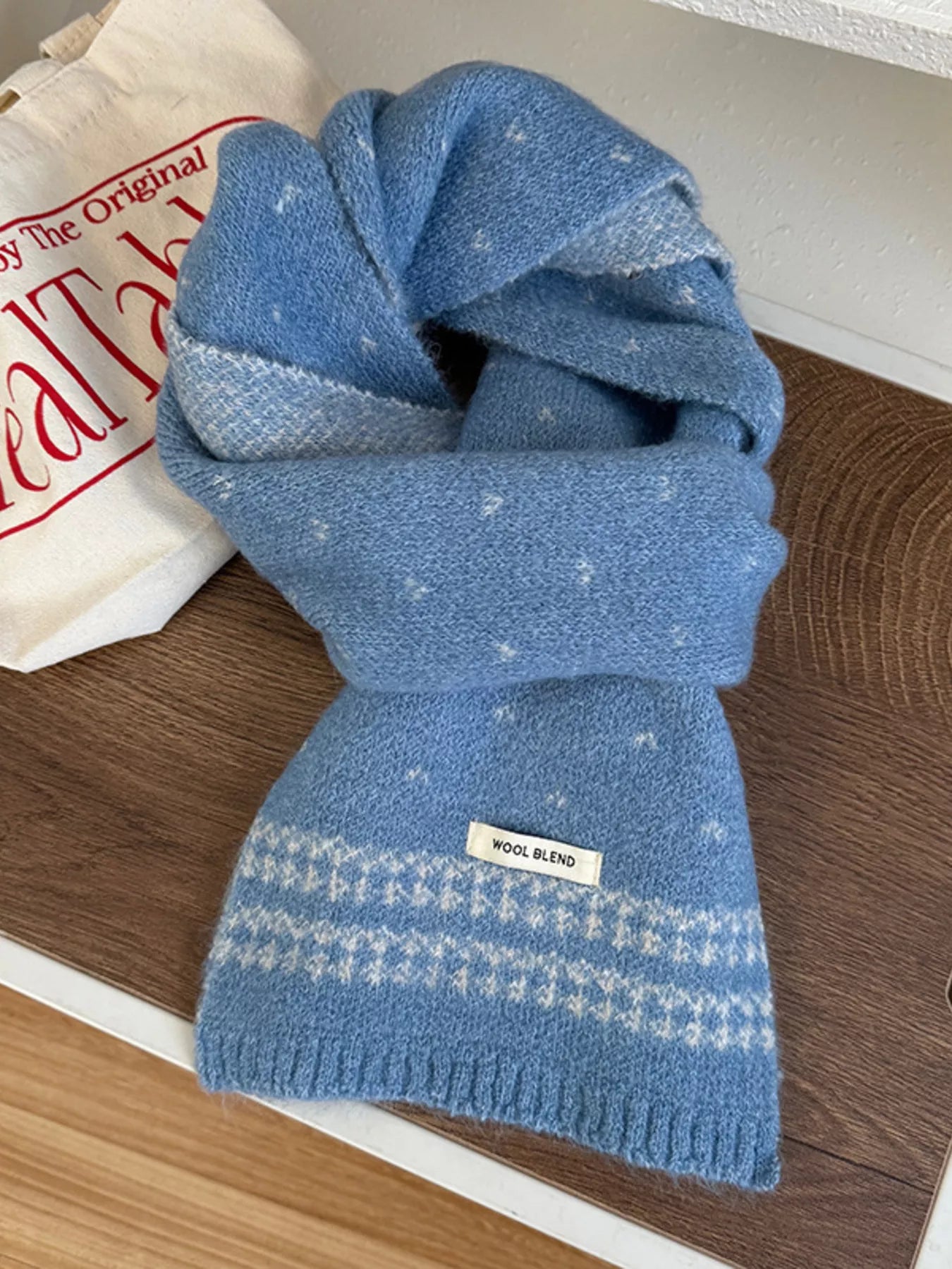 Winter Warm Knitted Scarf