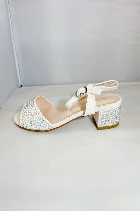Kids Shimmer Block-Heel