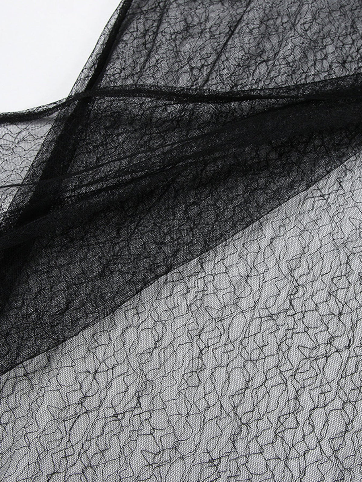 Lace Panel Midi Skirt