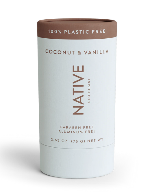 Wild Cosmetics - Deodorant, Coconut Vanilla Scent, Refillable, Purple, 1.4 oz