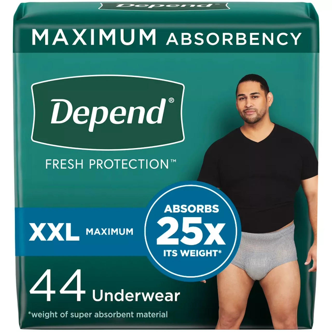 Depend Fresh Protection Underwear for Men, Maximum