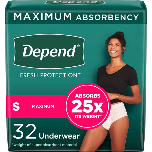 Depend Fresh Protection Underwear for Women, Maximum