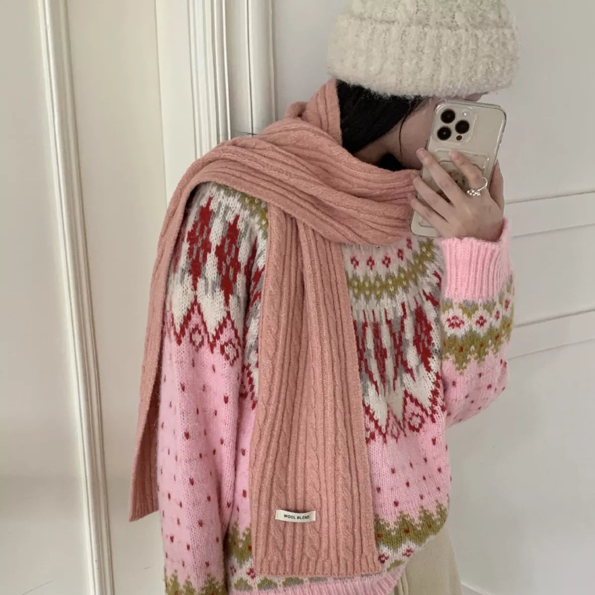 Chunky Knit Winter Warm Scarf