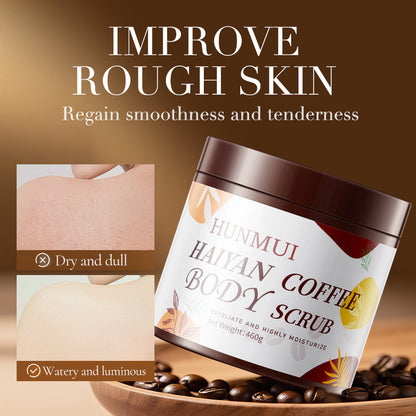 HUNMUI Han Lun Mei Yu Sea Salt Coffee Body Scrub 460g