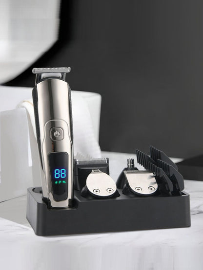 Waterproof Hair Clipper with LED Display