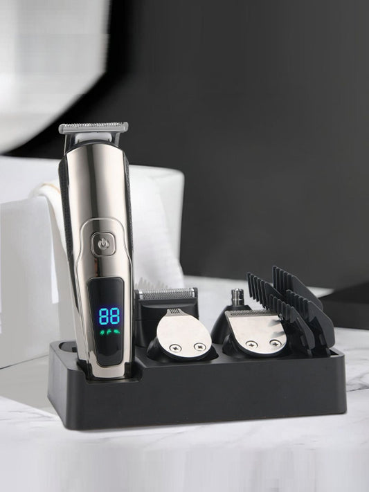 Waterproof Hair Clipper with LED Display