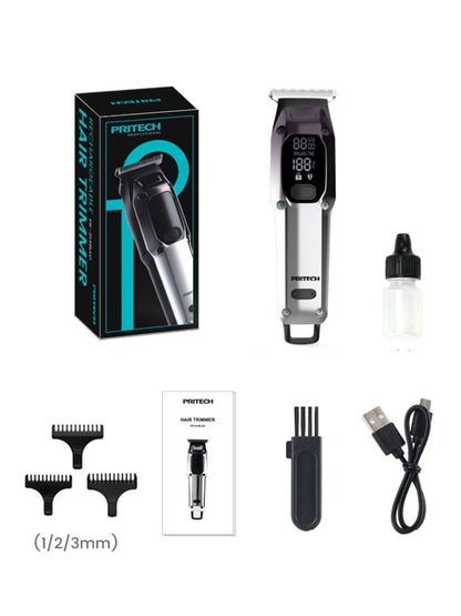 Cordless Hair Clipper with LED Display