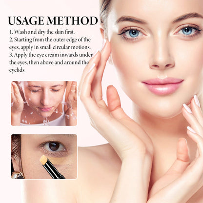 Jaysuing Retinol Eye Stick, Light Dark Circles And Fine Lines Under Eyes Firming Eye Cream Stick