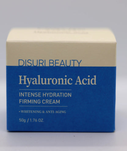 DISURI Beauty Hyaluronic Acid Intense Hydration Firming Cream – Anti-Aging, 1.76 oz