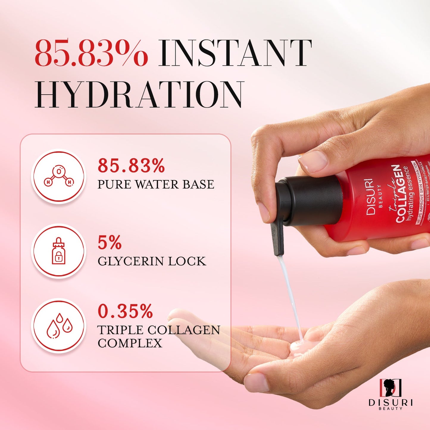 Triple Collagen Firming Essence – Anti-Aging, 5.07 oz | DISURI Beauty