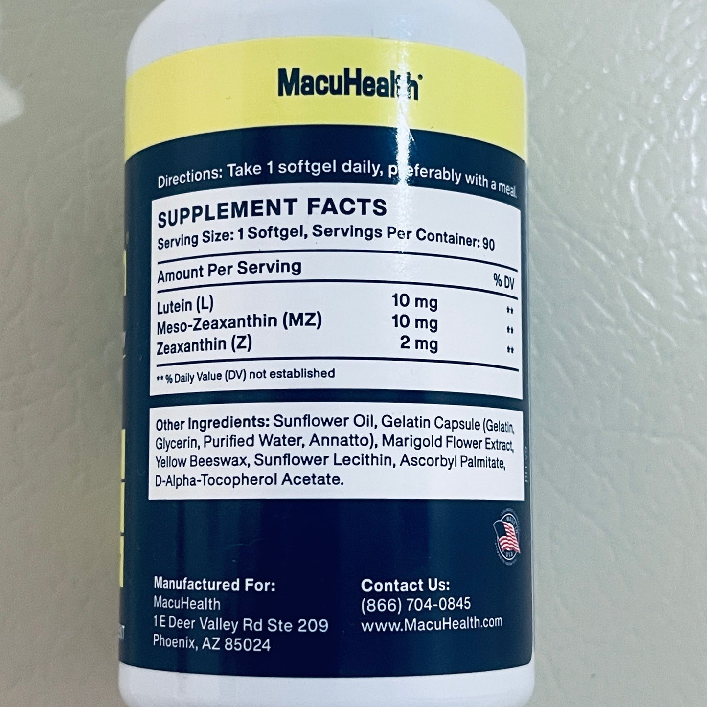 MacuHealth with Micro-Micelle Technology, 90 Softgels, EXP 06/2028