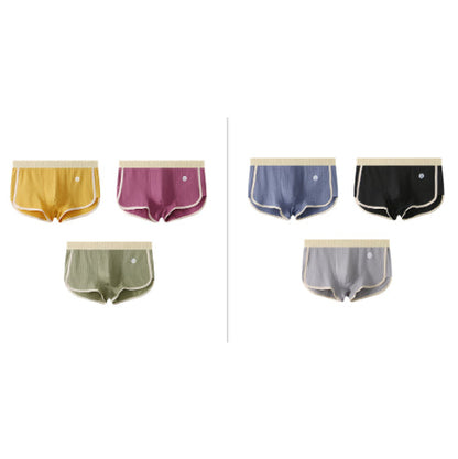 Men's Mid-waist Simple Fashionable Breathable Comfortable Boxers