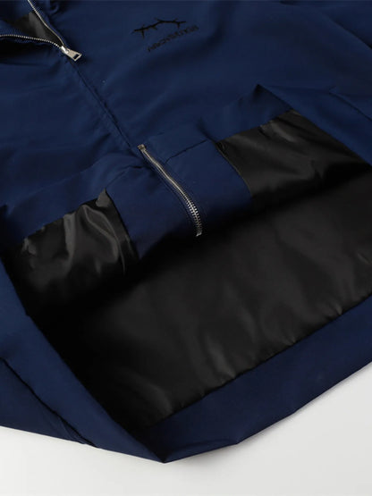 Men's Contrast Zip Up Jacket