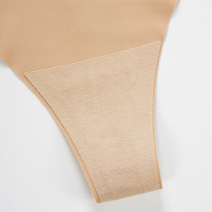 Sexy Lace Ribbon Stitching Seamless Lightweight Push-up Underwear Set