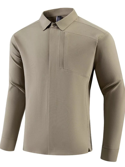 Men's Plus Size Slim Fit Long Sleeve Windbreaker Jacket