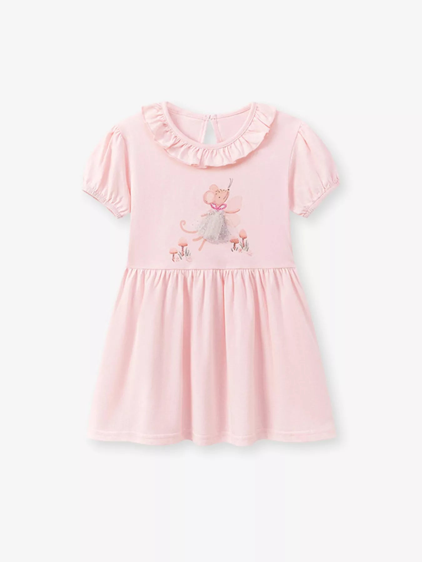 Children's Mouse Fairy Puff Sleeve Dress