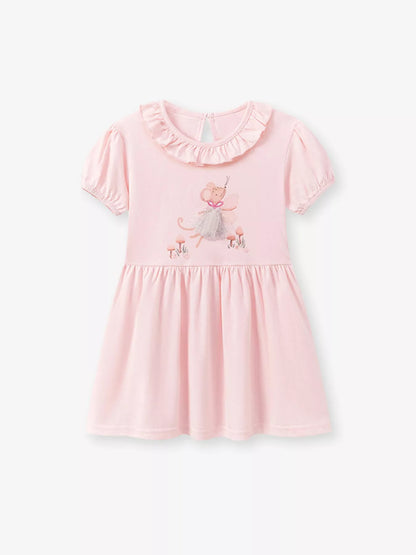 Children's Mouse Fairy Puff Sleeve Dress