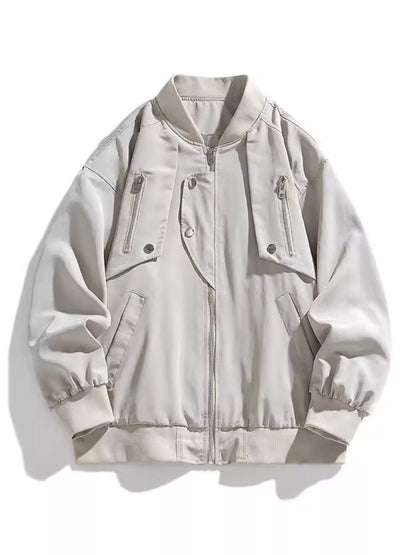Men's Plus Size Casual Lightweight Bomber Jacket