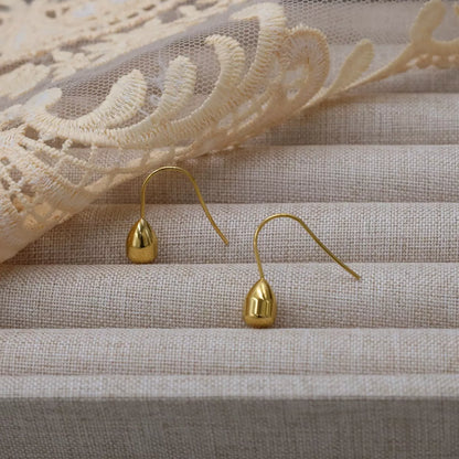 18K Gold-Plated Teardrop Earrings