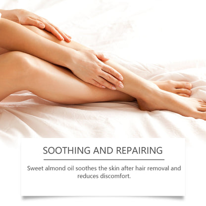 OUHOE Perfumed Hair Removal Essential Oil, Plant Essential Oil Gentle Care Smooth Body Skin Hair Removal Oil