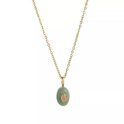 Natural Stone Pendant Necklace