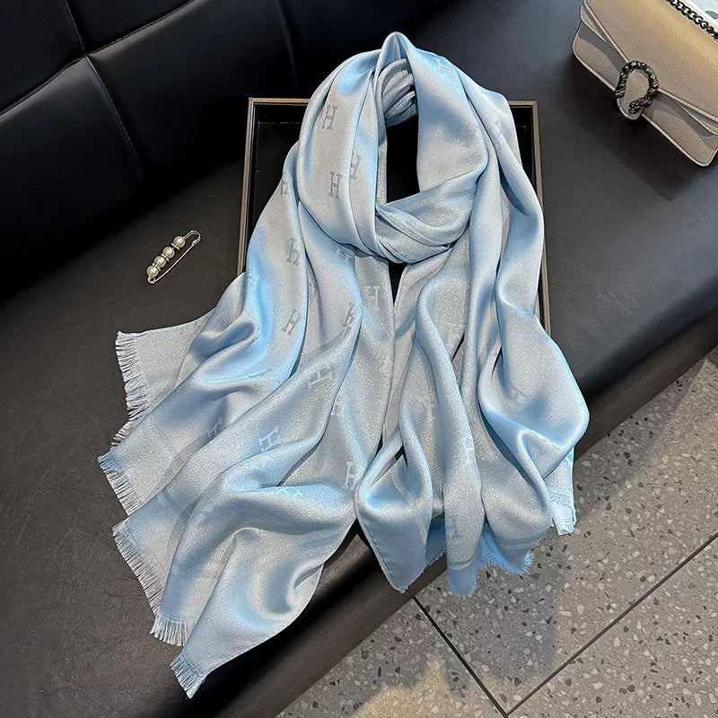 Raw Hem Scarf