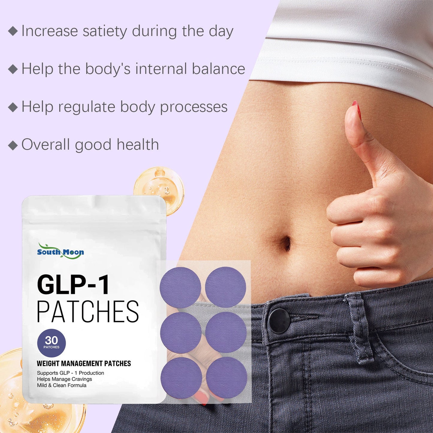 SOUTH MOON Body Care Patches - Portable Daily Use, Lightweight, Revitalizing, And Comfortable Care Patches