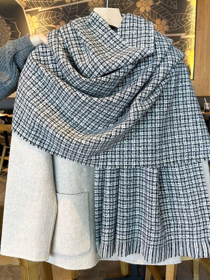 Plaid Warm Scarf