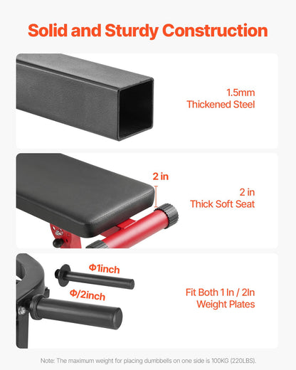 Chest Press Machine, 450 LBS Bench Press Set, Adjustable Flat Incline Bench With Independent Converging Arms, Upper Chest Equipment, Fitness Home Gym Equipment For Chest, AB Workouts, Shoulder