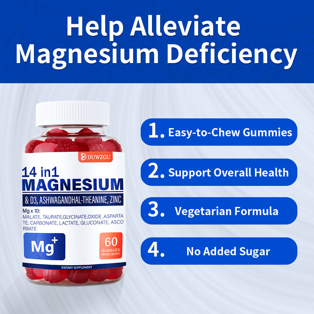 Magnesium-containing Gummy Candies