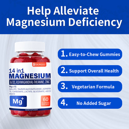 Magnesium-containing Gummy Candies