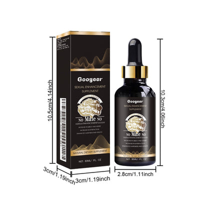 Men Natural Vitality Support Drops, Maca & Epimedium Extract Oral Supplement For Male Strength, Stamina & Confidence, 30ml