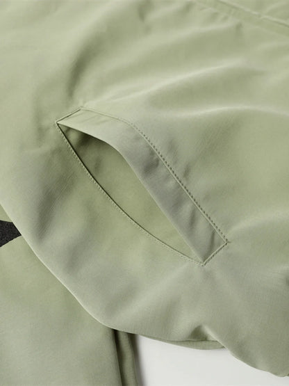 Men's Star Pattern Zip-Up Jacket