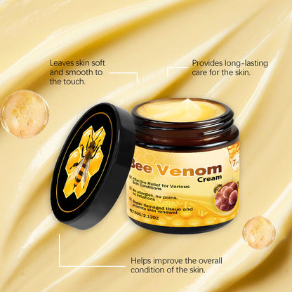 AMZ Bee Venom Skin Care Cream Is Gentle, Moisturizing, Hydrating, Smooth And Delicate. It Is Suitable For Daily External Application And Skin Care