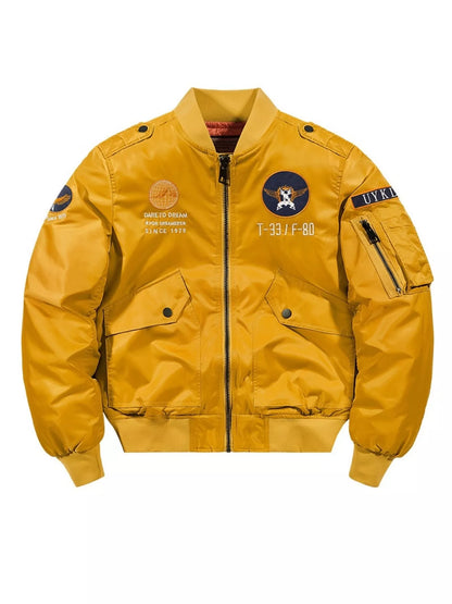 Men's Plus Size Zip Up Long Sleeve Jacket
