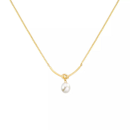 925 Sterling Silver Pearl Necklace