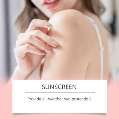 OUHOE Protective Moisturizing Brightening Cream, Outdoor Facial Protective Instant Film Moisturizing Brightening Cream