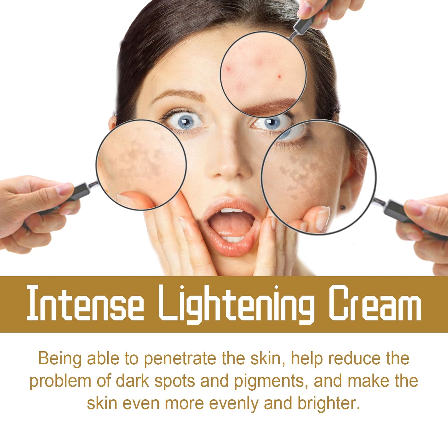 Hoygi Intense Lightening Cream, Ultra Hydrating Firming Radiance Skin Moisturizing Cream