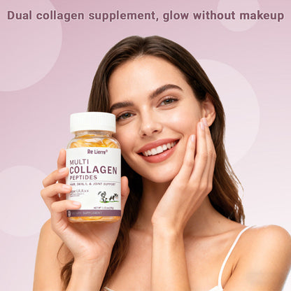 Multi-source Collagen Peptide Soft Capsules