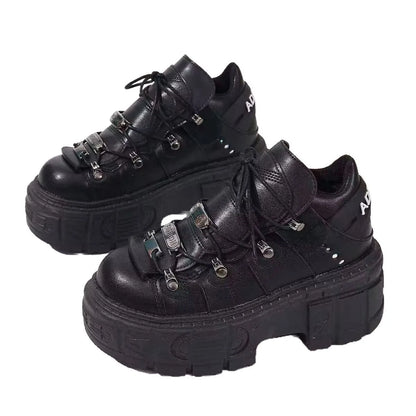 Lace Up Platform Sneakers