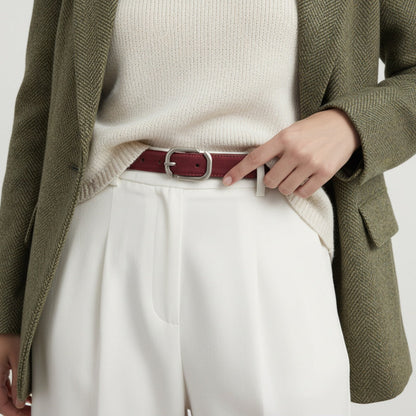 Silver Buckle Belt