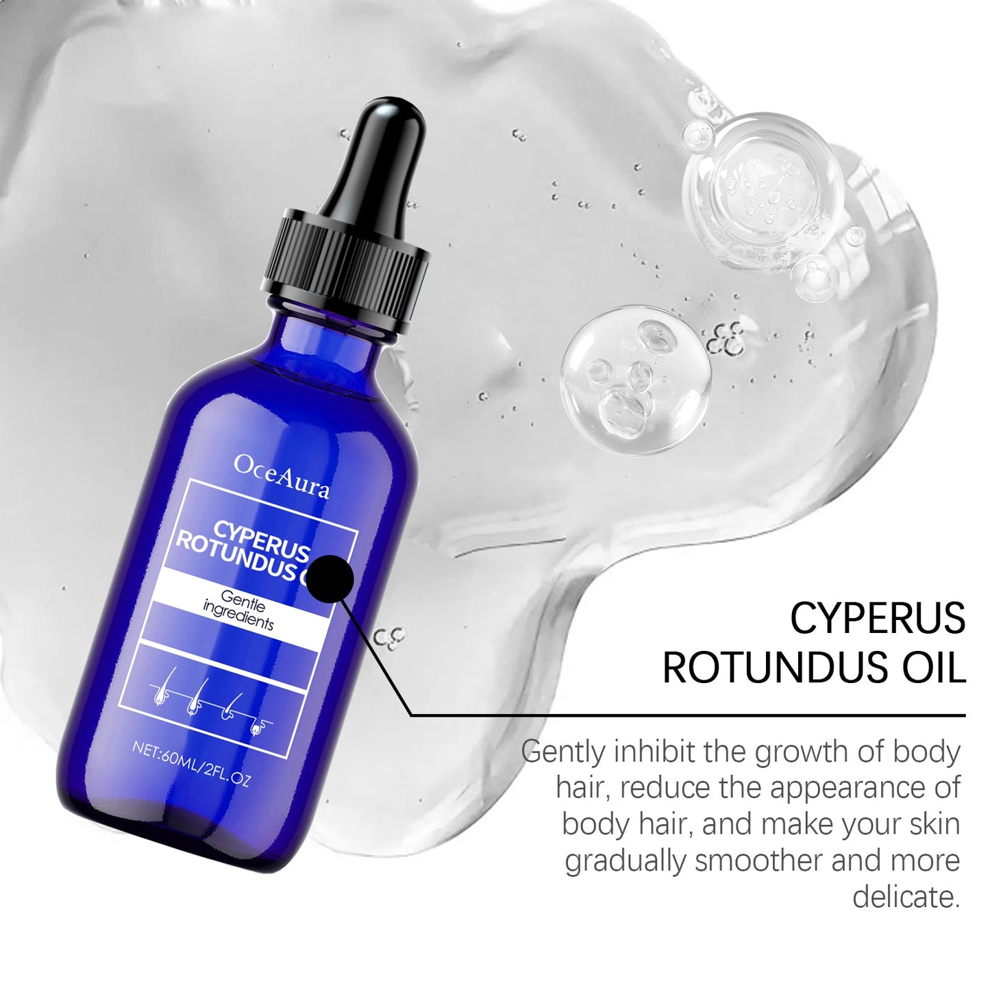 OceAura Hair Care Essential Oil, Daily Body Care Essential Oil For Nourishing, Smooth And Delicate Skin